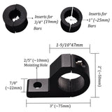 Darrahopens Auto Accessories > Auto Accessories Others > Automotive Parts 1 Pair Light Clip Fixing Bracket for Car Motorcycle Spotlights Mounting Shelf