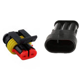 Darrahopens Auto Accessories > Auto Accessories Others > Automotive Parts 10 Set 2 Pin Waterproof Car Electrical Wire Sealed Connector Plug Cable 12V Kit
