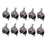 Darrahopens Auto Accessories > Auto Accessories Others > Automotive Parts 10PCS 12V Waterproof Toggle Switch SPST On Off for Car Dash Control Panel