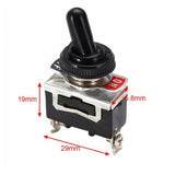 Darrahopens Auto Accessories > Auto Accessories Others > Automotive Parts 10PCS 12V Waterproof Toggle Switch SPST On Off for Car Dash Control Panel