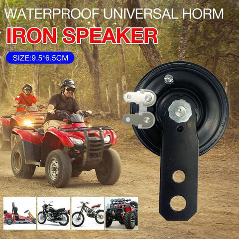 Darrahopens Auto Accessories > Auto Accessories Others > Automotive Parts 12V Waterproof Motorcycle Horn 105dB Universal Electric Bike ATV Loud Speaker