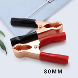 Darrahopens Auto Accessories > Auto Accessories Others > Automotive Parts 2/4/6Pairs Car Battery Tongs Cable Alligator Electrical Measured Clip Clamp Tool - 4pcs (2black+2red)