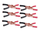 Darrahopens Auto Accessories > Auto Accessories Others > Automotive Parts 2/4/6Pairs Car Battery Tongs Cable Alligator Electrical Measured Clip Clamp Tool - 4pcs (2black+2red)