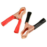 Darrahopens Auto Accessories > Auto Accessories Others > Automotive Parts 2/4/6Pairs Car Battery Tongs Cable Alligator Electrical Measured Clip Clamp Tool - 4pcs (2black+2red)