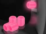 Darrahopens Auto Accessories > Auto Accessories Others > Automotive Parts 2 Packs of 4 Pink Luminous Tyre Valve Caps Glow in The Dark Universal Wheel Air Dust Covers for Cars Bikes Motorcycles Scooters One-Piece Design
