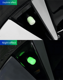 Darrahopens Auto Accessories > Auto Accessories Others > Automotive Parts 2 Packs of 4 Yellow Luminous Tyre Valve Caps Glow in The Dark Universal Wheel Air Dust Covers for Cars Bikes Motorcycles Scooters One-Piece Design