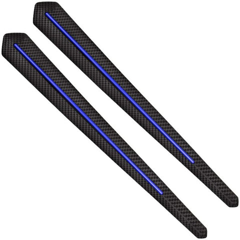 Darrahopens Auto Accessories > Auto Accessories Others > Automotive Parts 2 pcs Car Bumper Protector Strips, Universal Car Sticker Bumper Protection Front Rear Edge Anti-Collision Strip
