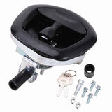 Darrahopens Auto Accessories > Auto Accessories Others > Automotive Parts 2 pcs Tail T Handle Lock Compression Latch Black For Trailer Ute Canopy Toolbox
