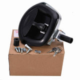 Darrahopens Auto Accessories > Auto Accessories Others > Automotive Parts 2 pcs Tail T Handle Lock Compression Latch Black For Trailer Ute Canopy Toolbox