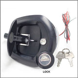 Darrahopens Auto Accessories > Auto Accessories Others > Automotive Parts 2 pcs Tail T Handle Lock Compression Latch Black For Trailer Ute Canopy Toolbox