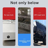 Darrahopens Auto Accessories > Auto Accessories Others > Automotive Parts 2 pcs Tail T Handle Lock Compression Latch Black For Trailer Ute Canopy Toolbox