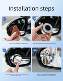 Darrahopens Auto Accessories > Auto Accessories Others > Automotive Parts 2Pcs Car Blind Spot Mirrors Suction Cup Vacuum Adsorption 360 Adjustable Round Rear View Convex Mirror Waterproof Sliver Frame for Cars SUVs