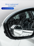 Darrahopens Auto Accessories > Auto Accessories Others > Automotive Parts 2Pcs Car Blind Spot Mirrors Suction Cup Vacuum Adsorption 360 Adjustable Round Rear View Convex Mirror Waterproof White Frame for Cars SUVs