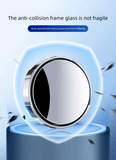 Darrahopens Auto Accessories > Auto Accessories Others > Automotive Parts 2Pcs Car Blind Spot Mirrors Suction Cup Vacuum Adsorption 360 Adjustable Round Rear View Convex Mirror Waterproof White Frame for Cars SUVs