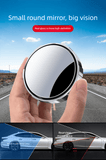 Darrahopens Auto Accessories > Auto Accessories Others > Automotive Parts 2Pcs Car Blind Spot Mirrors Suction Cup Vacuum Adsorption 360 Adjustable Round Rear View Convex Mirror Waterproof White Frame for Cars SUVs