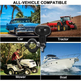 Darrahopens Auto Accessories > Auto Accessories Others > Automotive Parts 2PCS Car Steering Wheel Booster Auxiliary Ball One Hand Turn Saver Driving Aid