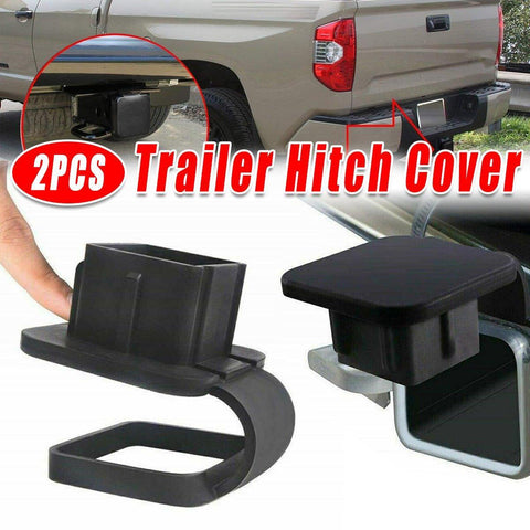 Darrahopens Auto Accessories > Auto Accessories Others > Automotive Parts 2pcs Car Trailer Hook Cover Retrofit Decoration Protective Towing Hitch Cover