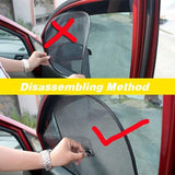 Darrahopens Auto Accessories > Auto Accessories Others > Automotive Parts 2PCS Car Window Sun Shade Mesh Visor for Rear Side Window UV Protection 44×36cm