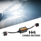 Darrahopens Auto Accessories > Auto Accessories Others > Automotive Parts 2PCS H4 CANBUS LED Headlight Decoder Anti Flicker Error Canceller Load Resistor