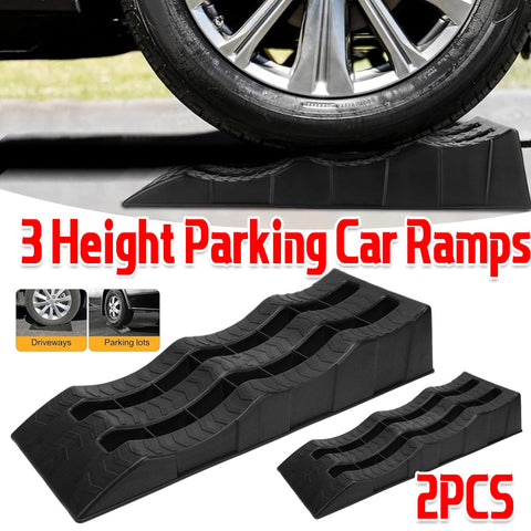 Darrahopens Auto Accessories > Auto Accessories Others > Automotive Parts 2pcs Plastic Three Step Parking Tire Pads for Cars Recreational Vehicles RV