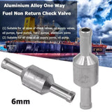 Darrahopens Auto Accessories > Auto Accessories Others > Automotive Parts 2X 6/8/10/12Mm One Way Non Return Check Valve Air Fuel Petrol Diesel Oil Vacuum - 6MM