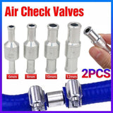 Darrahopens Auto Accessories > Auto Accessories Others > Automotive Parts 2X 6/8/10/12Mm One Way Non Return Check Valve Air Fuel Petrol Diesel Oil Vacuum - 6MM
