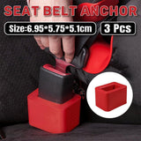 Darrahopens Auto Accessories > Auto Accessories Others > Automotive Parts 3PCS Vehicle Buckle Insert Slot Lifter Silicone Spacer Block
