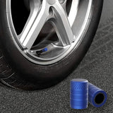 Darrahopens Auto Accessories > Auto Accessories Others > Automotive Parts 4-Pack Black Aluminum Car Tyre Valve Stem Caps – Heavy Duty Dustproof Air Valve Covers with Internal Anti-Seize Plastic Lining for Cars SUVs Trucks