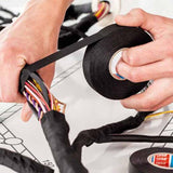 Darrahopens Auto Accessories > Auto Accessories Others > Automotive Parts 4Pcs 19Mmx 15M Adhesive Cloth Fabric Tape Cable Loom Wiring Harness For Car Auto