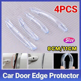 Darrahopens Auto Accessories > Auto Accessories Others > Automotive Parts 4PCS Car Door Edge Protector Anti Collision Strip Transparent PVC Guard 8cm 11cm