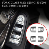 Darrahopens Auto Accessories > Auto Accessories Others > Automotive Parts 4pcs Window Lifter Control Switch Button Door Window Switch for C-Class W205 GLC W253