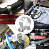 Darrahopens Auto Accessories > Auto Accessories Others > Automotive Parts 50PCS Fuel Line Clamp 304 Stainless Steel,Mini Fuel Injection Gas Line Hose Clamps,Pipe Clamp for Automotive,Diesel Petrol Pipe
