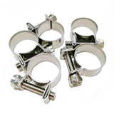 Darrahopens Auto Accessories > Auto Accessories Others > Automotive Parts 50PCS Fuel Line Clamp 304 Stainless Steel,Mini Fuel Injection Gas Line Hose Clamps,Pipe Clamp for Automotive,Diesel Petrol Pipe