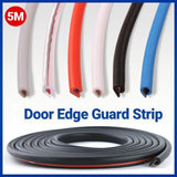 Darrahopens Auto Accessories > Auto Accessories Others > Automotive Parts 5m Car Door Edge Protector Strip Anti-Scratch Protection Rubber Trim Seal - Red