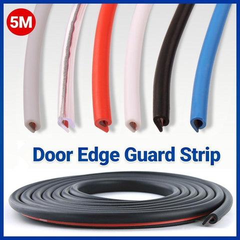 Darrahopens Auto Accessories > Auto Accessories Others > Automotive Parts 5m Car Door Edge Protector Strip Anti-Scratch Protection Rubber Trim Seal - Red