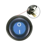 Darrahopens Auto Accessories > Auto Accessories Others > Automotive Parts 5Pcs/Set 12V 20A Car Spst Auto Marine Boat Round On/Off Rocker Waterproof Switch