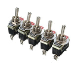 Darrahopens Auto Accessories > Auto Accessories Others > Automotive Parts 5X Waterproof Toggle Flick Switch 250V On/Off Car Dash Light Metal 12 Volt Boot