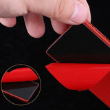 Darrahopens Auto Accessories > Auto Accessories Others > Automotive Parts 6 X Red Amber White Trailer Reflectors 15 X 5 Cm Self Adhesive Reflector Caravan