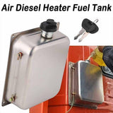 Darrahopens Auto Accessories > Auto Accessories Others > Automotive Parts 7L Air Diesel Heater Fuel Tank Oil With Lock Stainless Steel For Car Truck