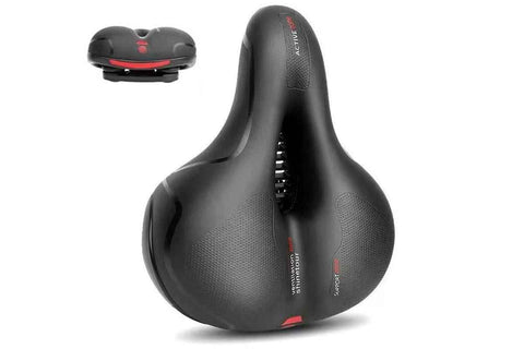 Darrahopens Auto Accessories > Auto Accessories Others > Automotive Parts Air Cushion Shock Absorbing Mountain Bike Saddle Seat - Red