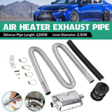 Darrahopens Auto Accessories > Auto Accessories Others > Automotive Parts Air Diesel Parking Exhaust Pipe Hose with 24Mm Silencer Muffler Filter