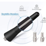 Darrahopens Auto Accessories > Auto Accessories Others > Automotive Parts Autoparts Universal 65Mm Short Car Antenna Modified Carbon Fiber Style Black