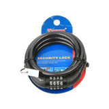 Darrahopens Auto Accessories > Auto Accessories Others > Automotive Parts Bicycle Bike Code Lock Locker 4 Digits Password Code Steel Cable Secure Tough