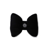 Darrahopens Auto Accessories > Auto Accessories Others > Automotive Parts Black Bowknot Neck Pillow Plush Bow Tie Soft Plush Car Headrest Waist Support - Waist
