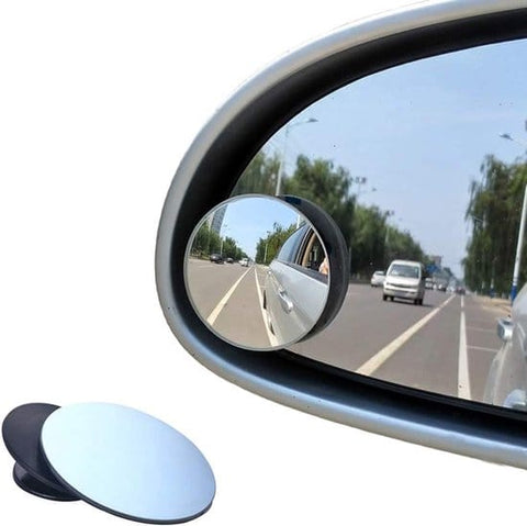 Darrahopens Auto Accessories > Auto Accessories Others > Automotive Parts Blind Spot Mirrors - Round, frameless, 360° rotating mirror - Adjustable, high-resolution convex glass mirror - Maximizes rear visibility - Universal design - Suitable for cars, SUVs and trucks - Improves driving safety