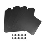 Darrahopens Auto Accessories > Auto Accessories Others > Automotive Parts {CA}4pcs Universal Mud Flaps for Car Pickup Van Truck Mudguards with Screw
