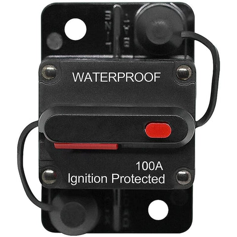 Darrahopens Auto Accessories > Auto Accessories Others > Automotive Parts Car Circuit Breaker 30A - 150A, Dc 12V - 48V Waterproof Circuit Breaker With Manual Reset For Auto Car Marine Boat Bike