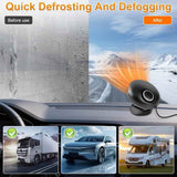 Darrahopens Auto Accessories > Auto Accessories Others > Automotive Parts Car Heater 12V 150W Fast Heating and Cooling Defroster Black, 12.5 x 6 cm In Australia - Darrahopens