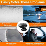 Darrahopens Auto Accessories > Auto Accessories Others > Automotive Parts Car Heater 12V 150W Fast Heating and Cooling Defroster Black, 12.5 x 6 cm In Australia - Darrahopens