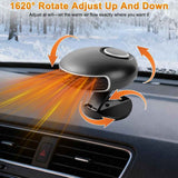 Darrahopens Auto Accessories > Auto Accessories Others > Automotive Parts Car Heater 12V 150W Fast Heating and Cooling Defroster Black, 12.5 x 6 cm In Australia - Darrahopens